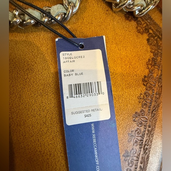 NWT Rebecca Minkoff Diagonal Quilted Shoulder Bag w/dust bag MSRP $425 - Picture 8 of 9